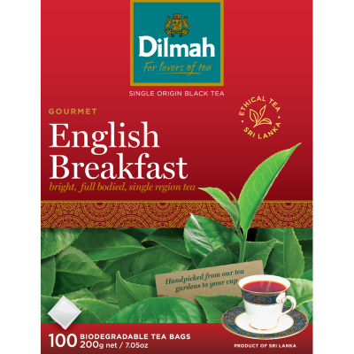 Dilmah Black Gourmet English Breakfast Tea 100 Bags