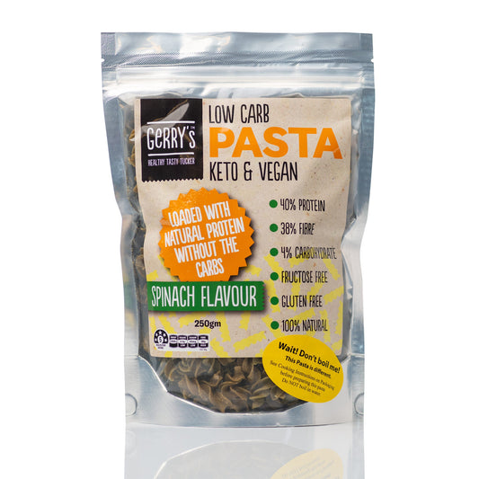 Gerrys Low Carb Pasta Spinach 250gm