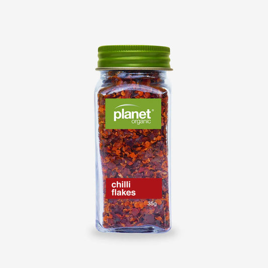 Planet Organic Chilli Flakes 35gm - Certified Organic
