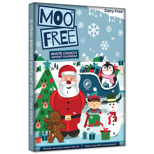 Moo Free Christmas: Free-From White Choccy Advent Calendar