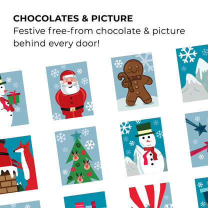 Moo Free Christmas: Free-From White Choccy Advent Calendar