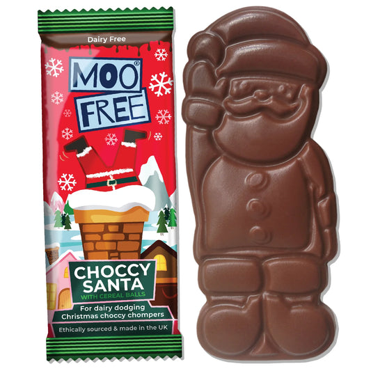 Moo Free Christmas Santa Bar 30g