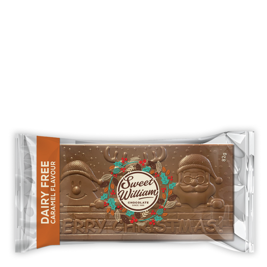 Sweet William Choc Caramel Christmas Block 82gm