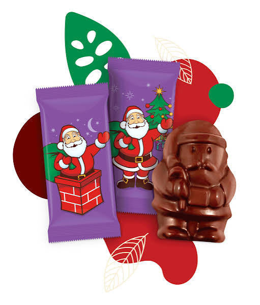 Sweet William Choc Santa 12 Pack 155gm