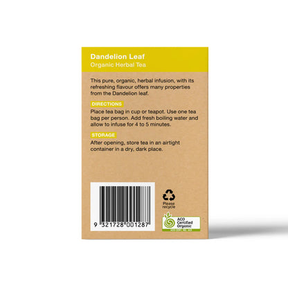 Planet Organic Dandelion Leaf Tea 25 Bag