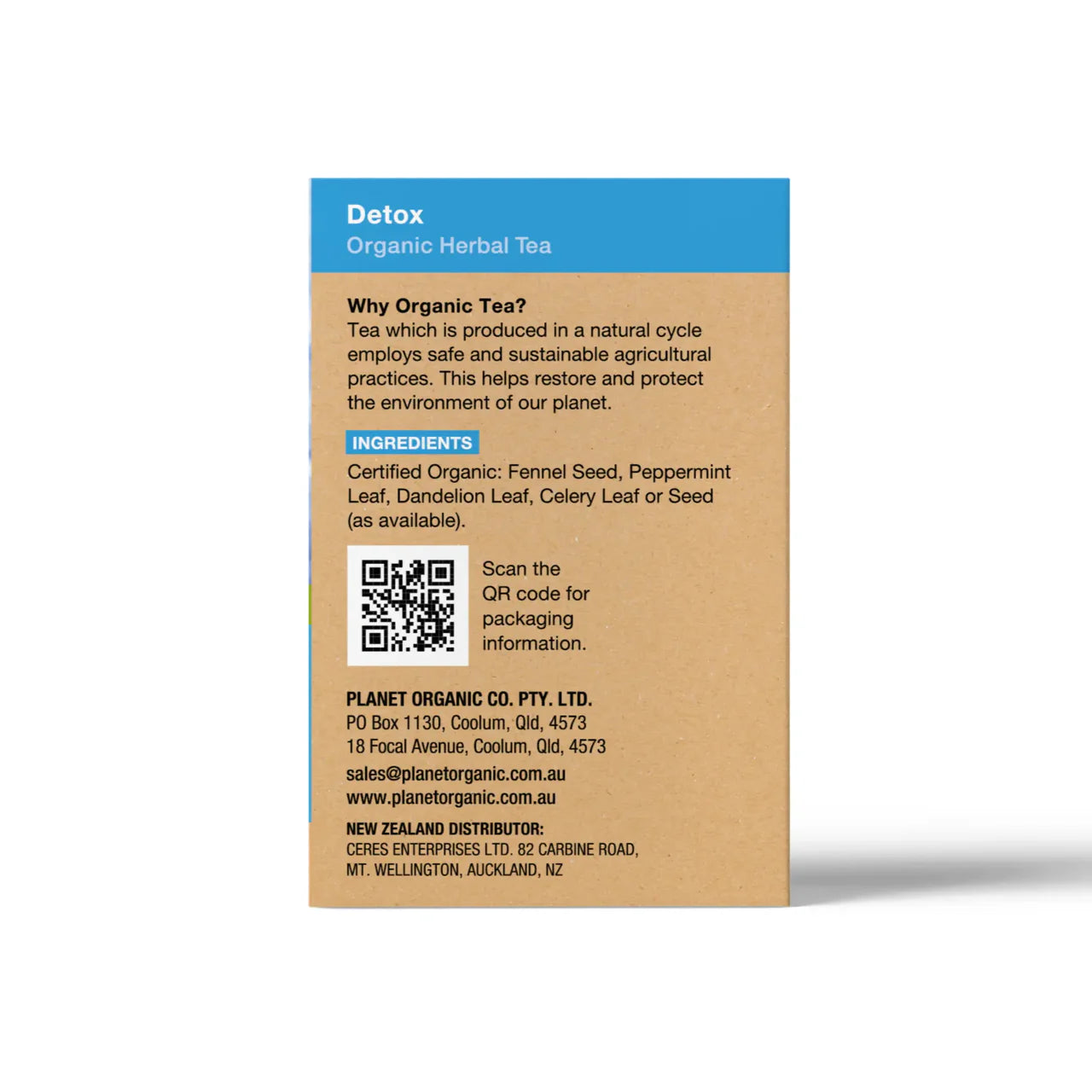 Planet Organic Detox Tea 25 Bags