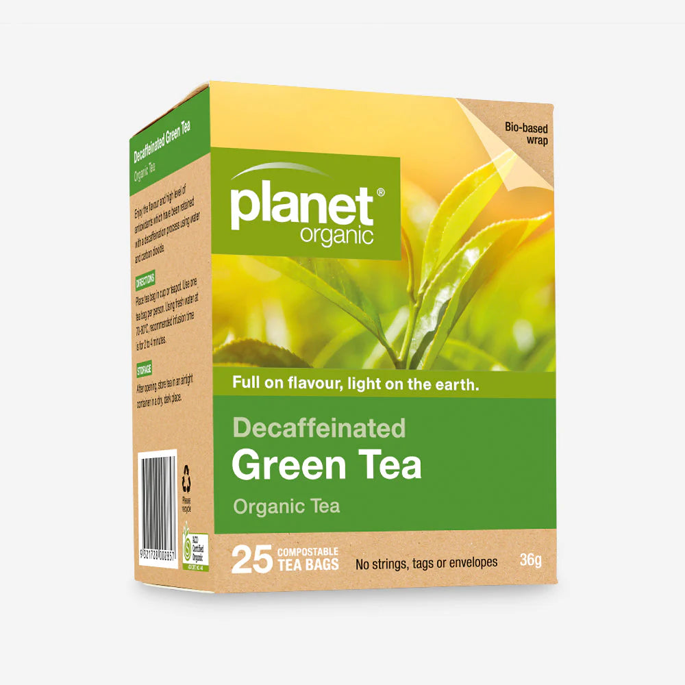 Planet Organic Decaffeinated Green Tea 25 Bag