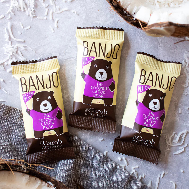 Banjo Coconut Carob on Banjo Vegan Bear 15gm