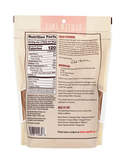 Bob's Red Mill Gluten Free Brownie Mix 595gm