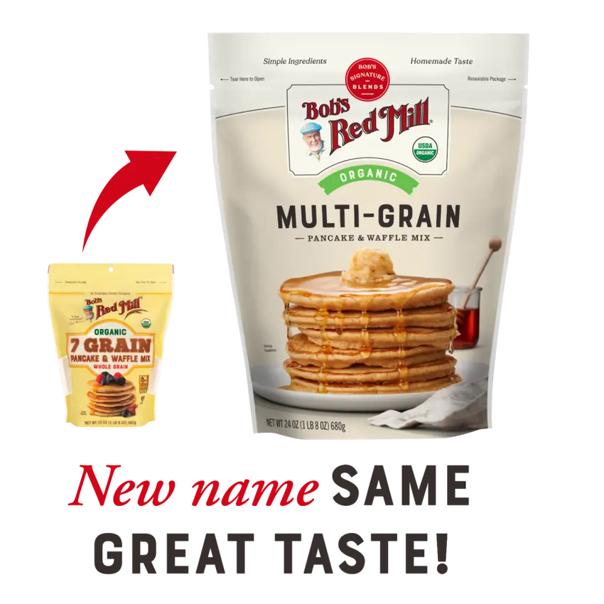Bob's Red Mill Organic Multi-Grain Pancake & Waffle Mix 680g