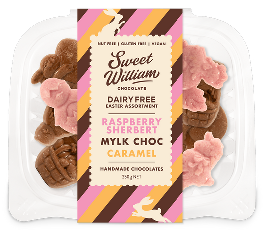Sweet William Vegan Easter Chocolate Assortment 250gm