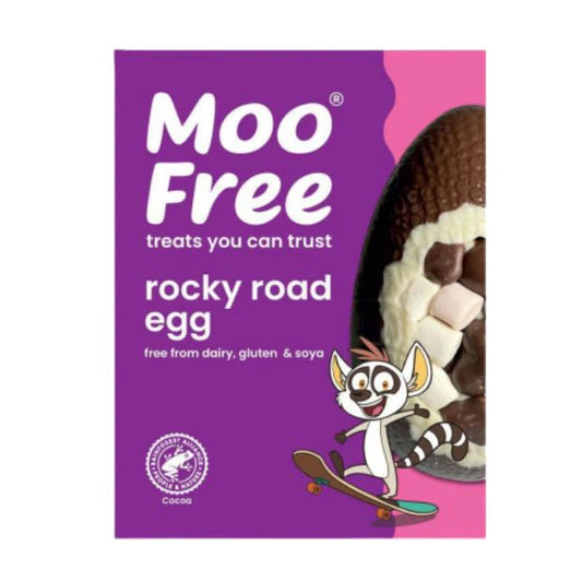 Moo Free Vegan Easter Rocky Road Egg 85gm