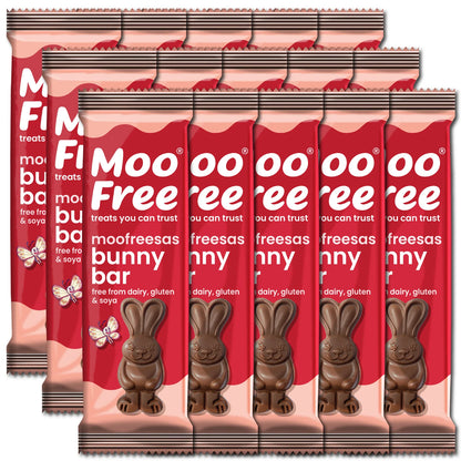 Moo Free Vegan Easter Moofreeas Bunny Bar 30gm