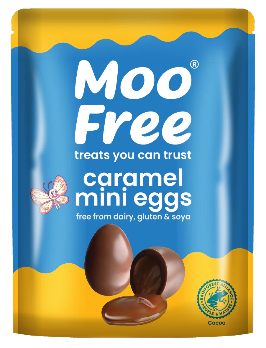 Moo Free Vegan Easter Caramel Mini Eggs 84gm