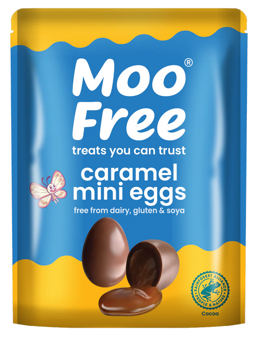 Moo Free Vegan Easter Caramel Mini Eggs 84gm