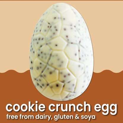 Moo Free Vegan Easter Cookie Crunch Choccy Egg & Bar 135gm