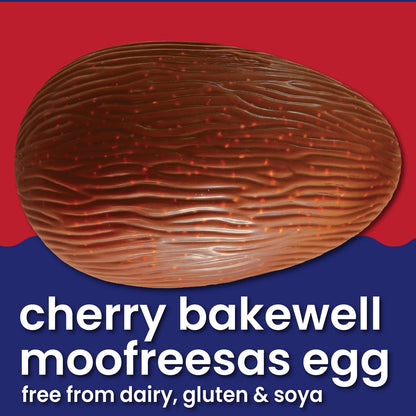 Moo Free Vegan Easter Cherry Bakewell Egg & Bar 135gm