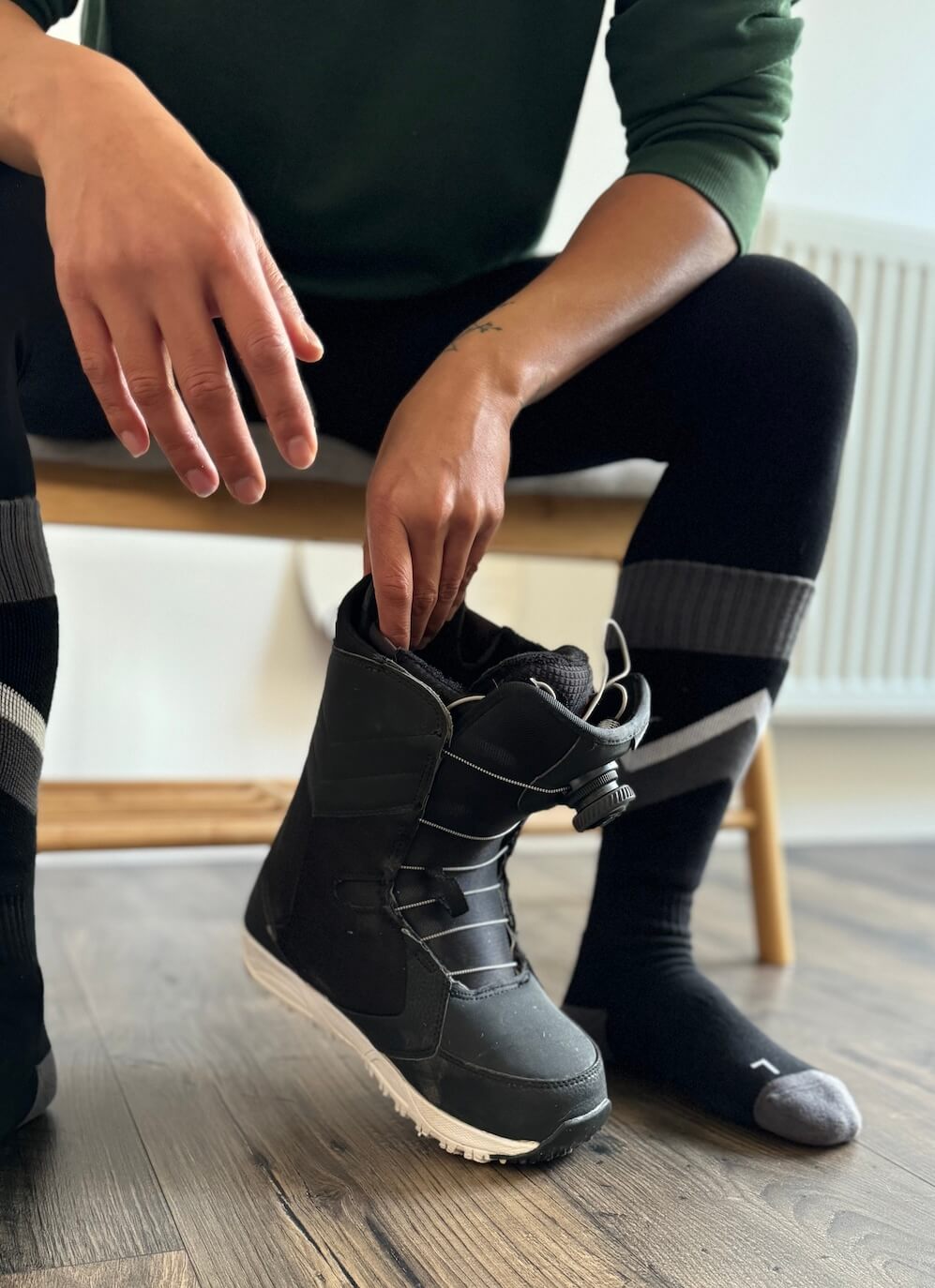 Organic Cotton Ski Sock - Alpine Ascent (Imperfect)