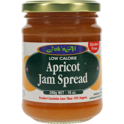 Joknal Lite Calorie Apricot Jam Spread 280gm,GF