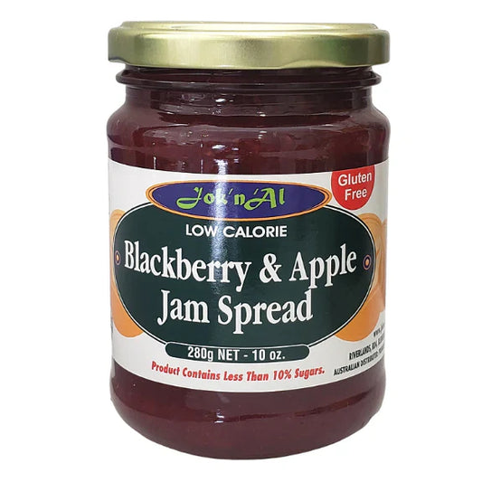 Joknal Lite Calorie Blackberry/Apple Jam Spread 280gm,GF