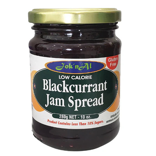 Joknal Lite Calorie Blackcurrant Jam Spread 280gm, GF