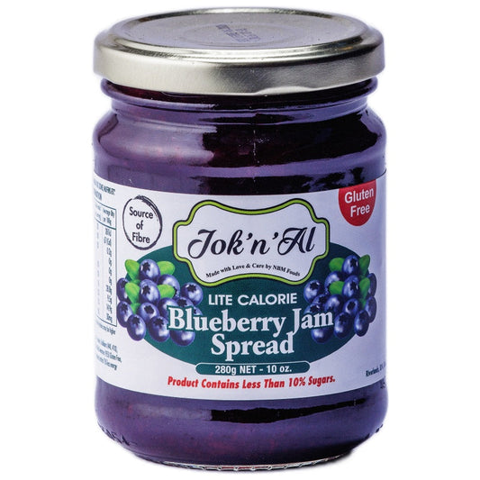 Joknal Lite Calorie Blueberry Jam Spread 280gm, GF