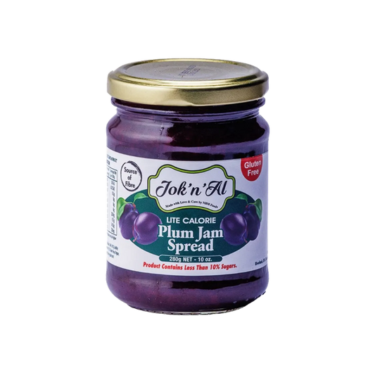 Joknal Lite Calorie Plum Jam Spread 280gm, GF