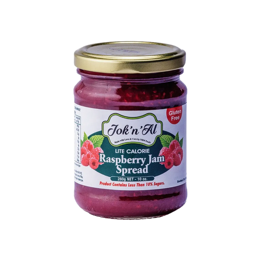 Joknal Lite Calorie Raspberry Jam Spread 280gm, GF