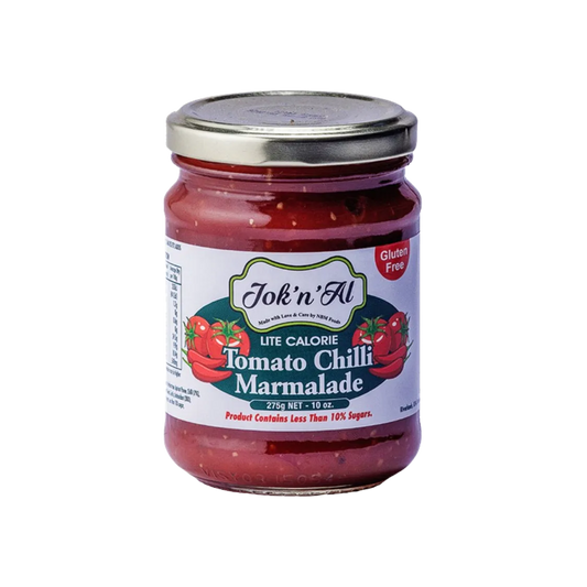 Joknal Lite Calorie Tomato Chilli Marmalade 275gm, GF