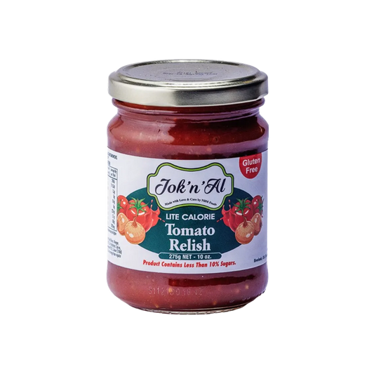 Joknal Lite Calorie Tomato Relish 275gm, GF
