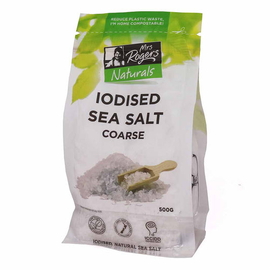 Mrs Rogers Iodised Sea Salt Coarse 200gm