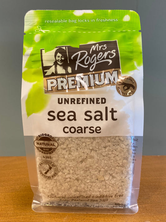 MR Premium Bag Unrefined Sea Salt Coarse 500gm