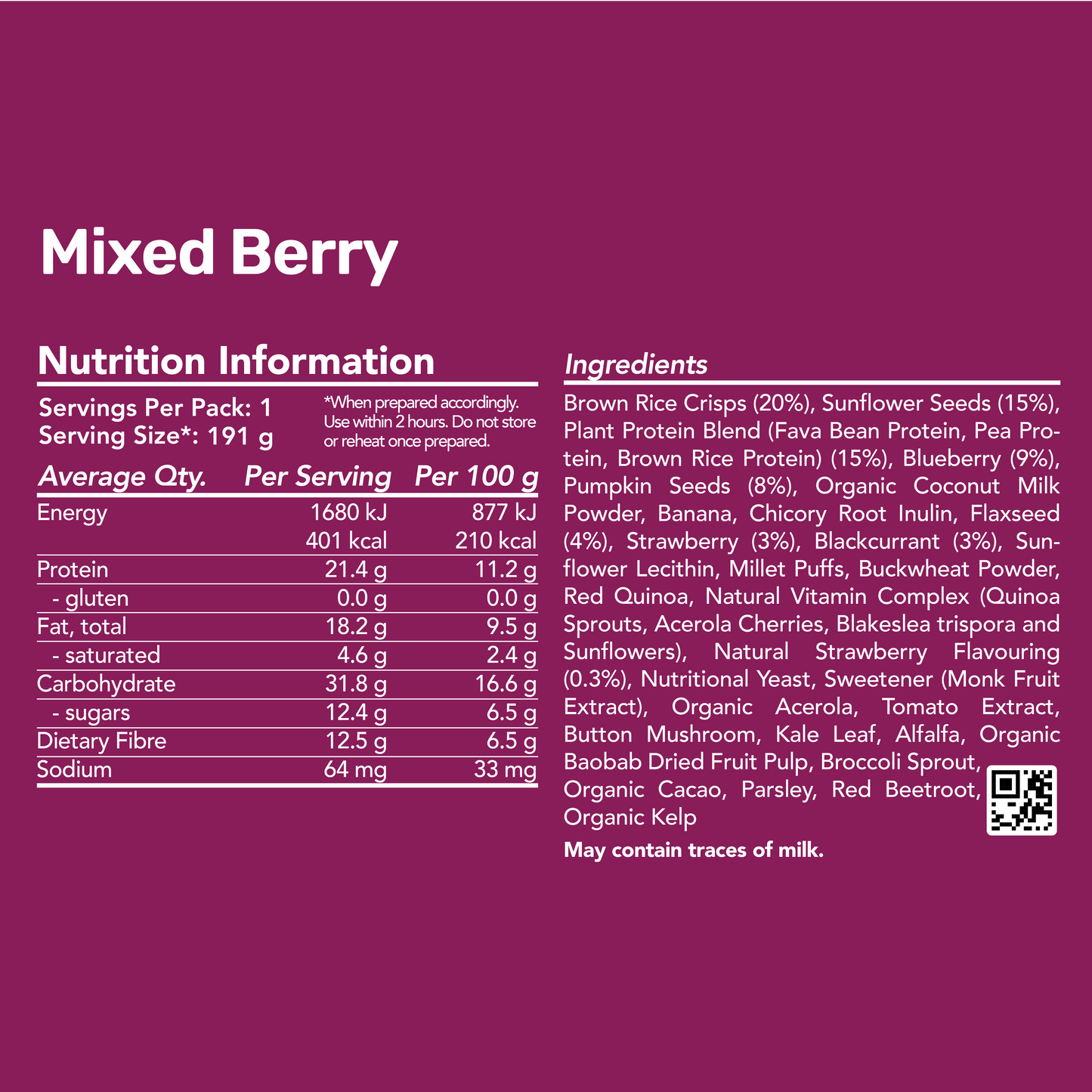 Plant Protein Breakfast