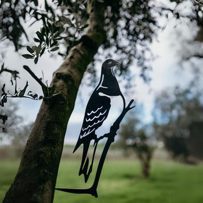 Rusty Deer Percy the Pigeon | Corten Steel Garden Sculpture