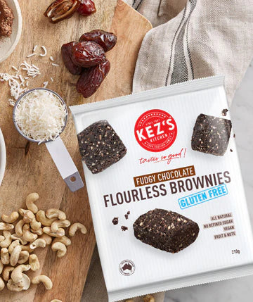 RF Kezs Kitchen Fudgy Chocolate Flourless Brownies 210gm