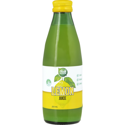 Real Foods Lemon Juice 250ml