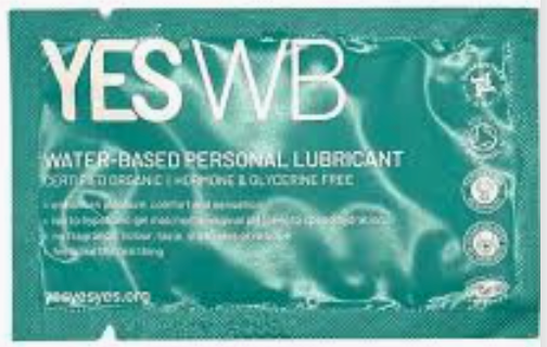 YES® Water Based Organic Lubricant Sachet 7ml – The Plantbased Pantry