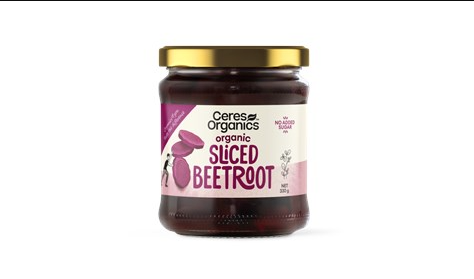 Ceres Organics Beetroot Sliced Jar 330g