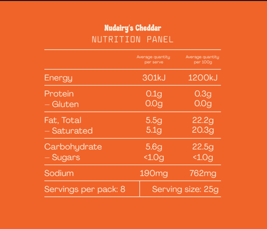 Nudairy Cheddar Shreds 300g
