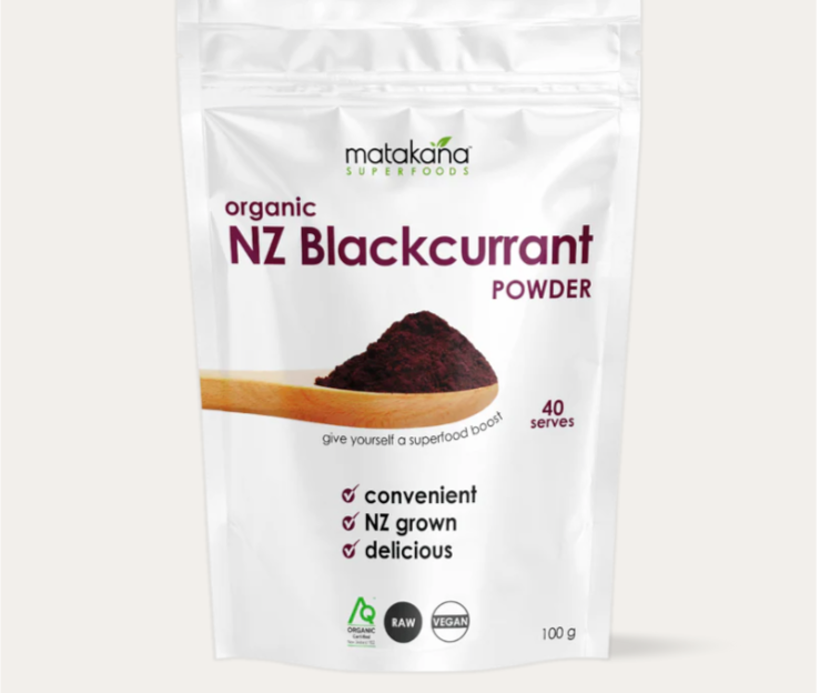 Matakana Superfoods Organic NZ Blackcurrant Powder 100g