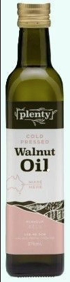 Plenty Cold Pressed Walnut Oil 375ml
