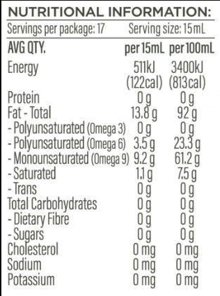 Plenty Foods Cold Pressed Truffle Oil 250ml