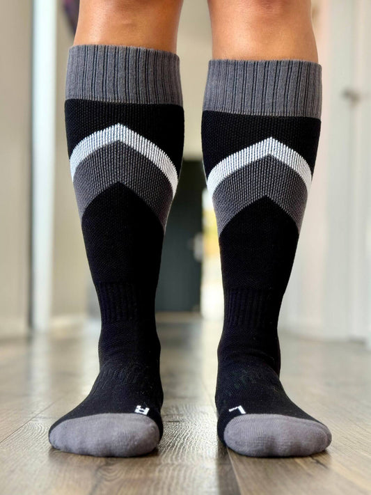 Organic Cotton Ski Sock - Alpine Ascent (Imperfect)