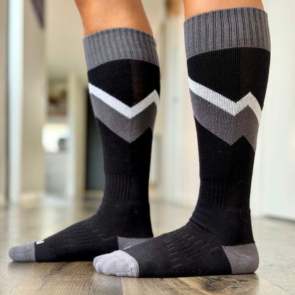 Organic Cotton Ski Sock - Alpine Ascent (Imperfect)