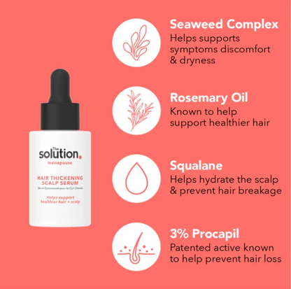 The Solution Menopause Hair Thickening Scalp Serum 6