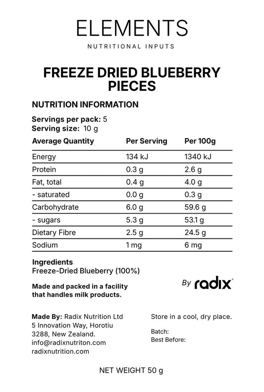 Blueberry Pieces 50 g