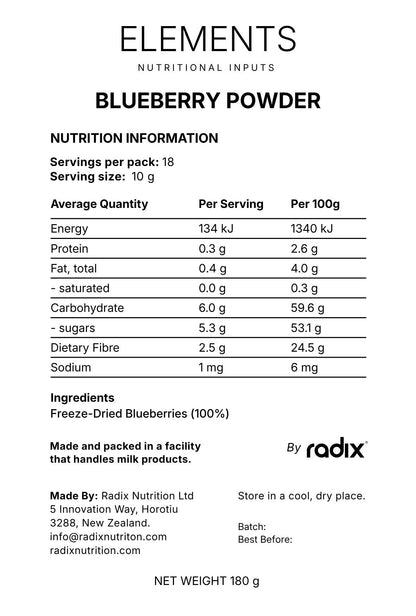 Blueberry Powder 180 g