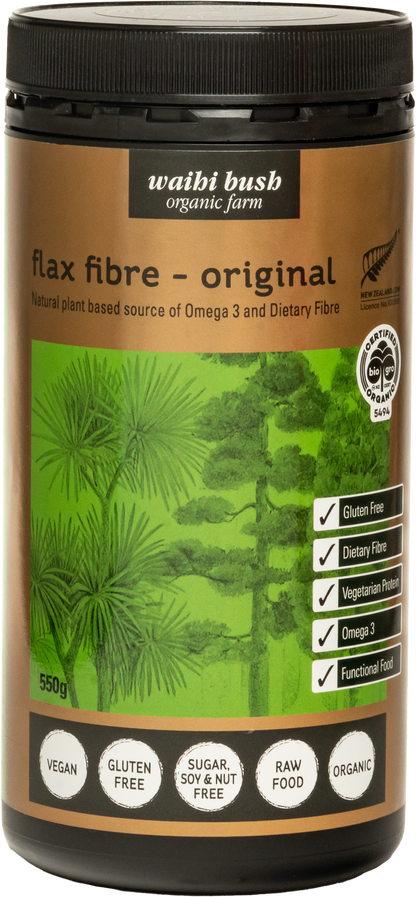 Waihi Bush Organic Original Flax Fibre 550g
