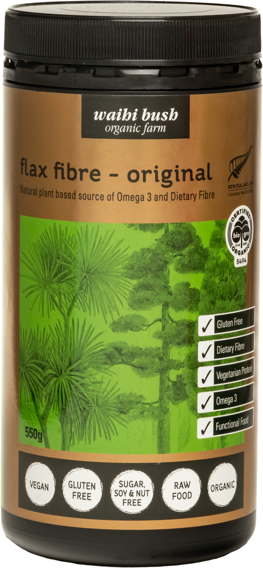 Waihi Bush Organic Original Flax Fibre 550g
