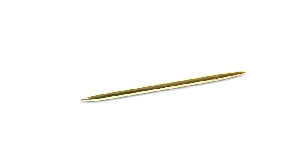 LSW London Metal Pen – Gold